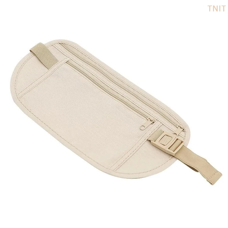 [J] Outdoor Waist Packs Pouch For Passport Hidden Belt Coin Purse Casual Sports Waist Bag Suitable For Running Hiking Cycling