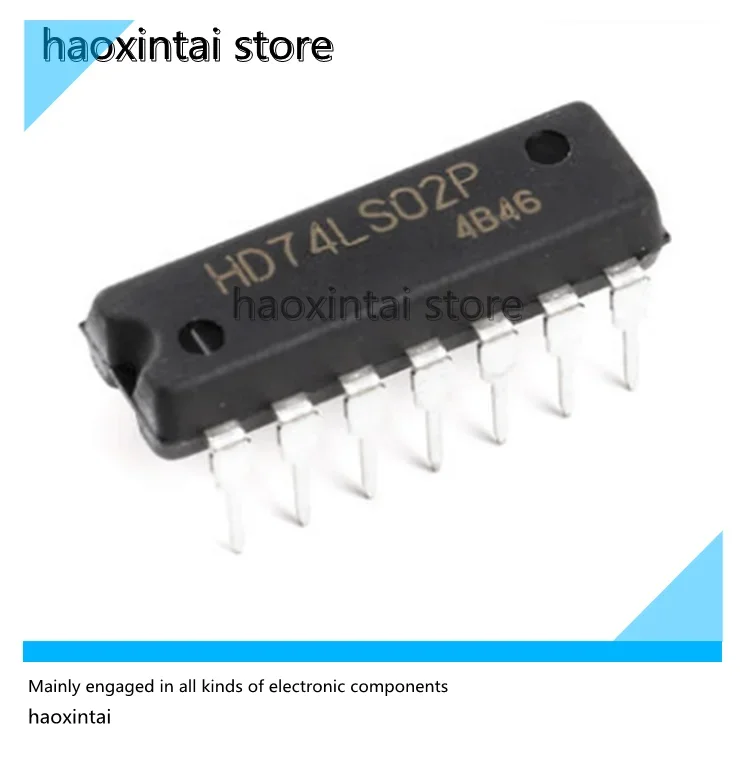5PCS Original authentic straight plug HD74LS00P HD74LS02P HD74LS04P HD74LS08P six inverter Quad 2-input and gate logic IC chip