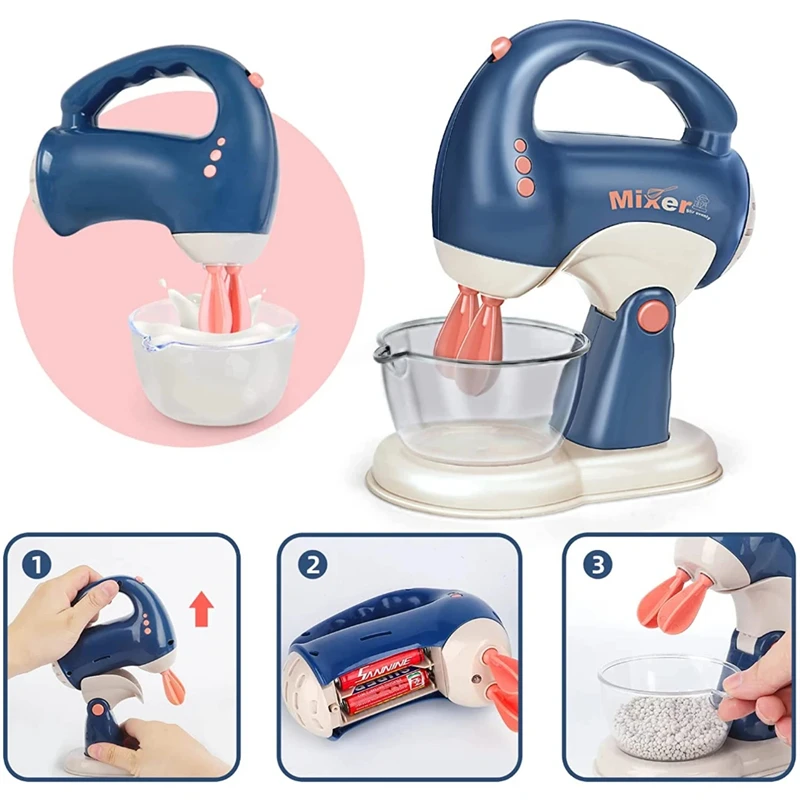 Crianças Play House Cozinha Brinquedos, Simulação, Eletrodomésticos, Juicer Mixer, Torradeira, Máquina de café, Montessori Brinquedos para meninas e meninos