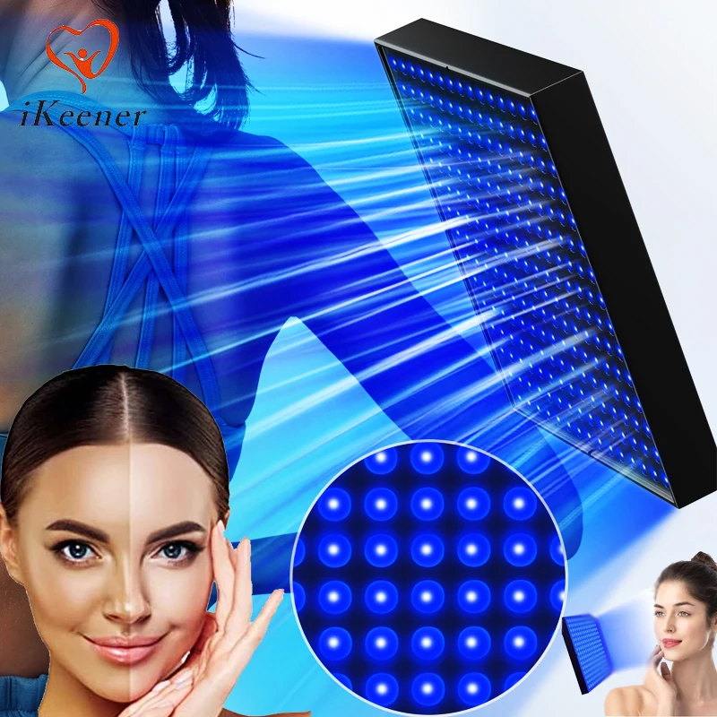 

New Tanning Lamp 45W 225PCS LEDs Blue Light Adjustable Stand UV Ultraviolet Bronze Skin Tanning Lamp Home for Face Body