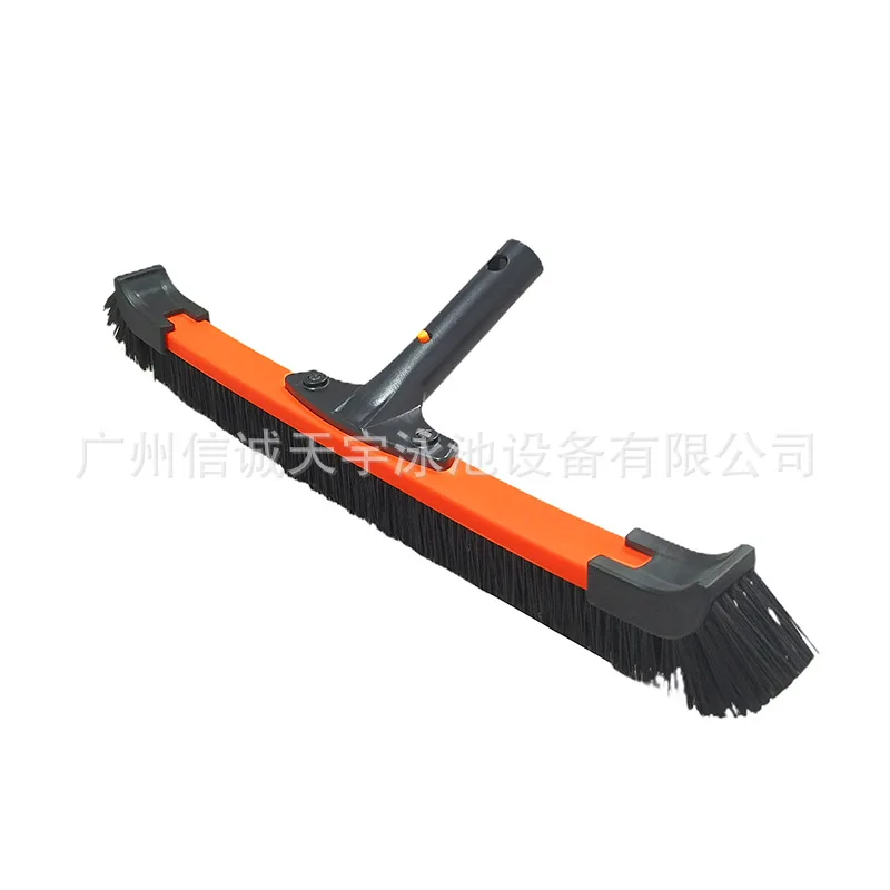 Pool Cleaning Net Set with Heavy Duty Nylon Mesh and Brush, 4 Section Telescopic Pole for Pool Fish Pond Tool