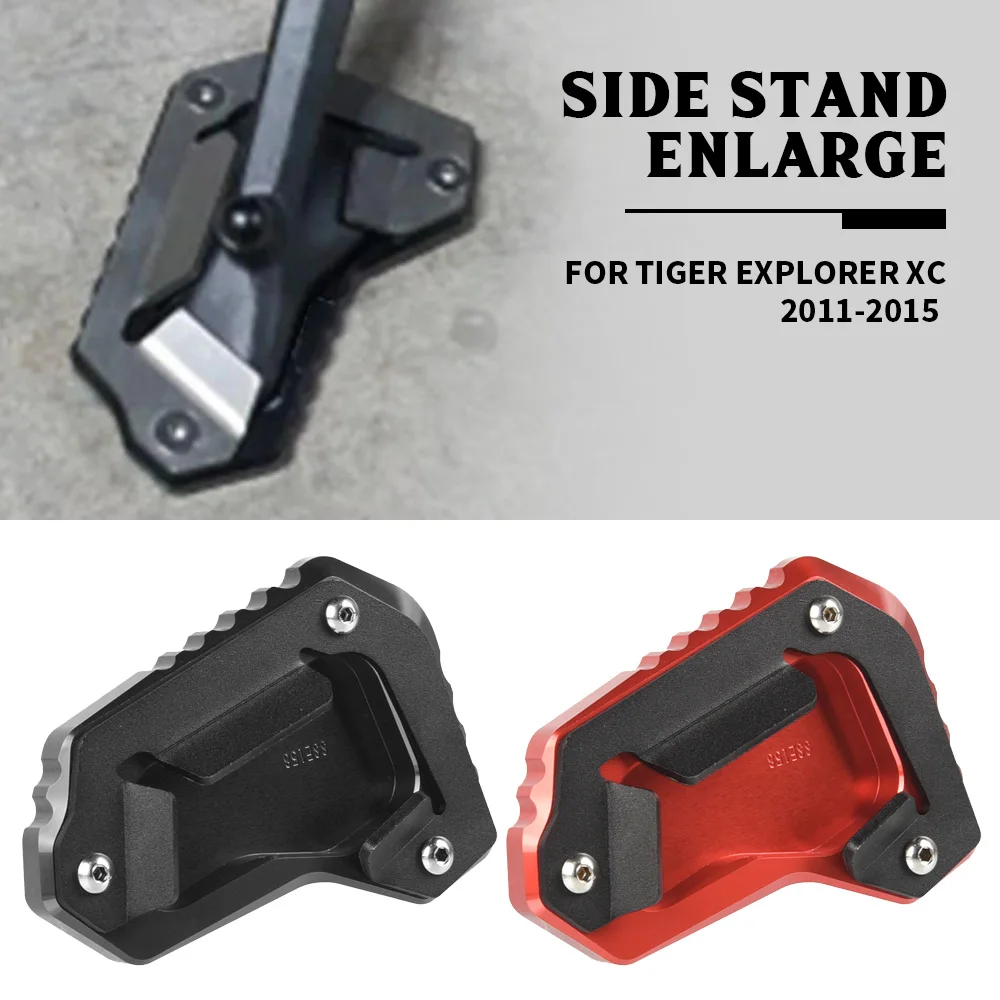 

FOR Tiger Explorer XC V13VG 2011-2015 CNC Accessories Foot Side Stand Pad Plate Kickstand Enlarger Support Extension Enlarged