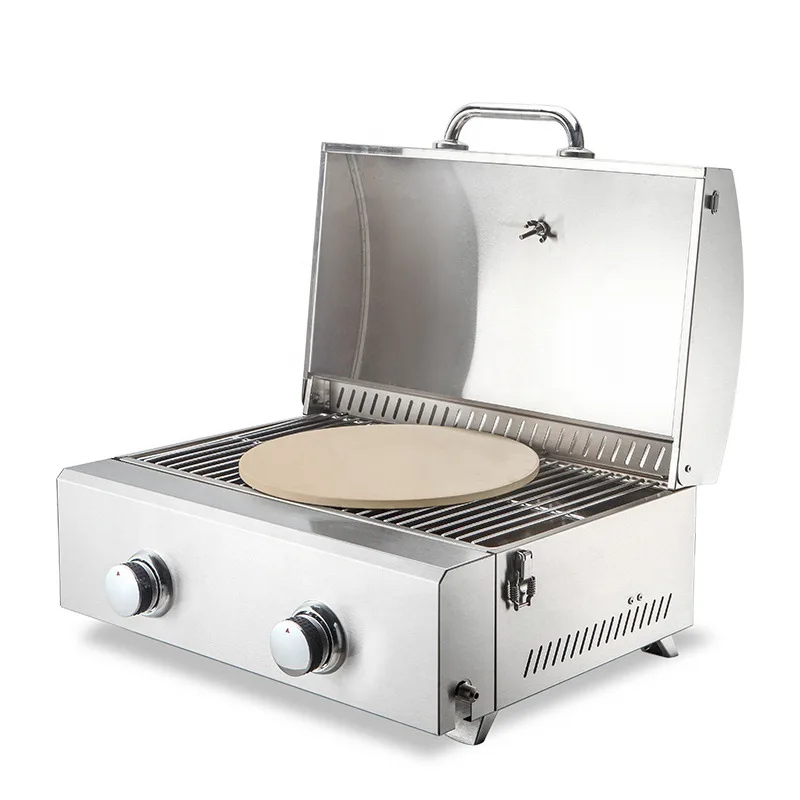Pizza Pizza Oven Oven American Gas Stainless Steel Outdoor Cross Border Portable Patio Home with Slate