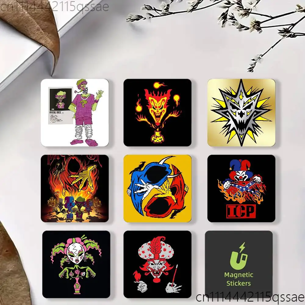 I-Insane Clown Posse Refrigerator Magnet Creative Kitchen Home Decoration Soft Magnetic Decor