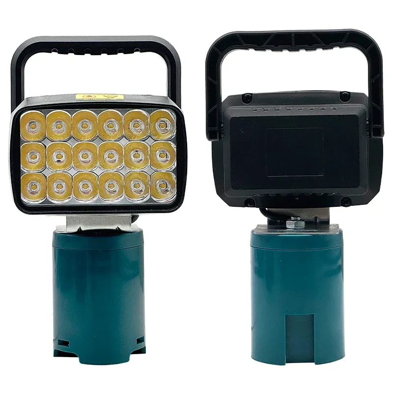 

Portable Lanterns Handheld Outdoor Camping Lamp 18 Beads LED Working Light Spotlight for Makita 10.8V 12V Lithium Battery BL1013