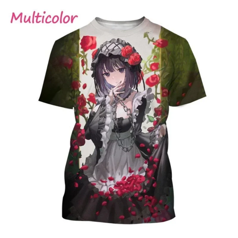 New My Dress-Up Darling 3D Print T-shirt Fashion Personality Men Clothing Marin Kitagawa Cute Beautiful Girl Graphic T Shirt