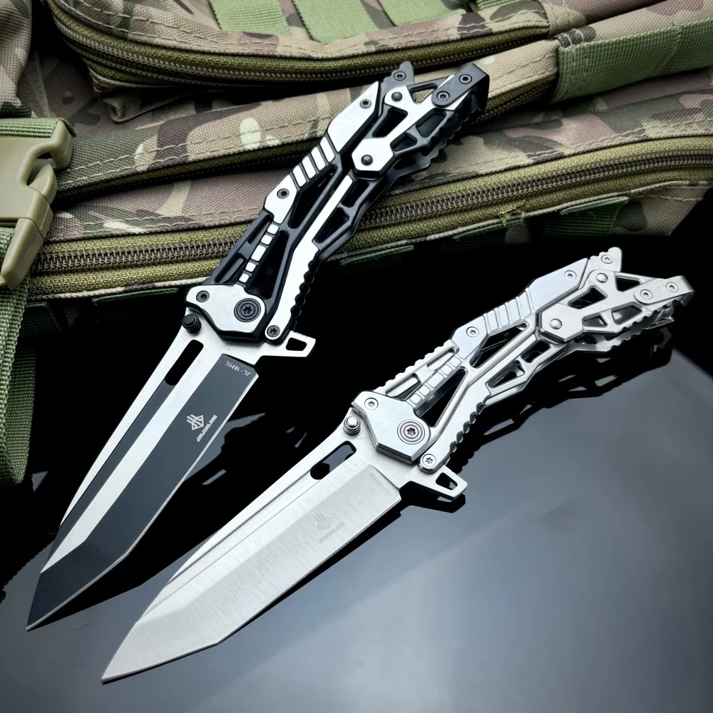 

Hot Sale Stainless Steel Mechanical Pocket Folding Knife 5CR13MOV Blade Outdoor Rescue Survival Knife EDC Hunting Camping Tools