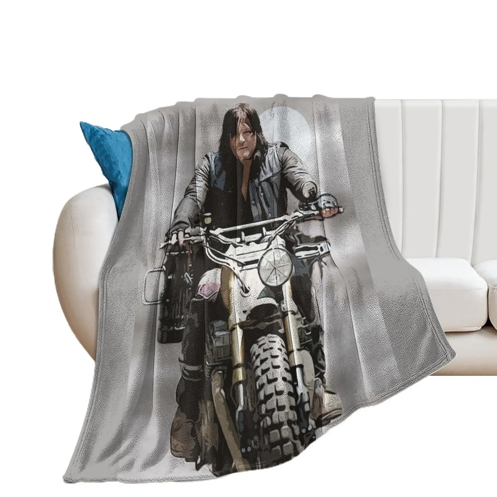 The Walking Dead Daryl Dixon Throw Blanket halloween bed plaid for sofa valentine gift ideas Blankets