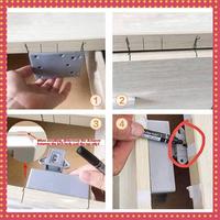 B74A 5X Digital Cabinet Intelligent Electronic Locks Invisible Sensor EMID IC Card Drawer For Wardrobe Furniture Hardware B