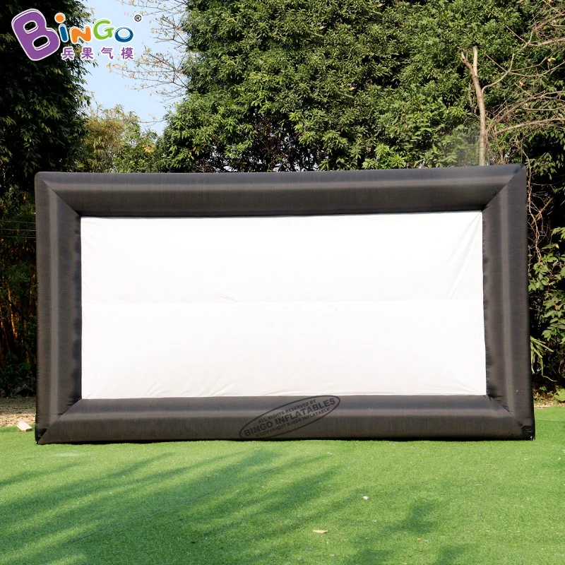 Free Shipping 4.5x1.7x2.5mH Inflatable Movie Screen For Open Cinema Customized Large Screen for Outdoor Advertising Screen Tent