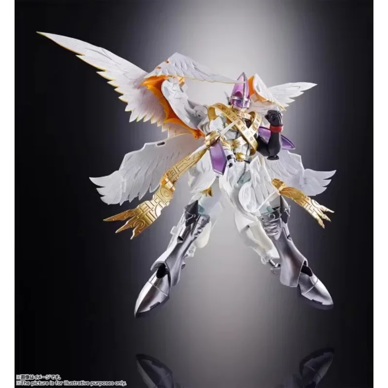 Bandai Echt DIGIVOLVING GEESTEN Digimon Adventure Anime Figuur Heilige Angemon Actie Speelgoed voor Jongens Meisjes Gift Collectible Model