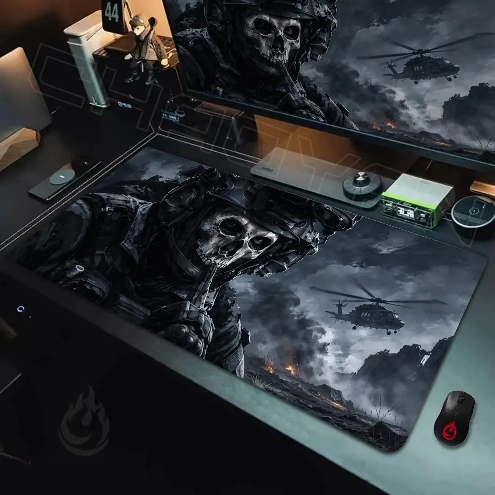 Mysterious Tactical Soldier Mouse Pad Large Computer Office Game Table Mats Rubber Anti-slip XXL Mouse Mat HDP Long Desk Pads