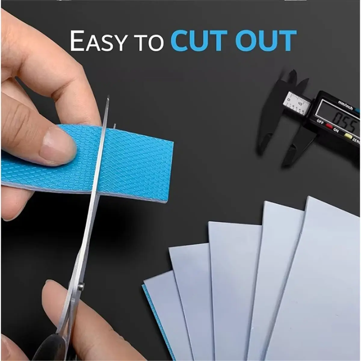Suitable Thermal Pad High Quality Soft Silicone Thermal Pad for CPU GPU Heatsink Cooling Conductive Silicone Pad 100x100x4MM