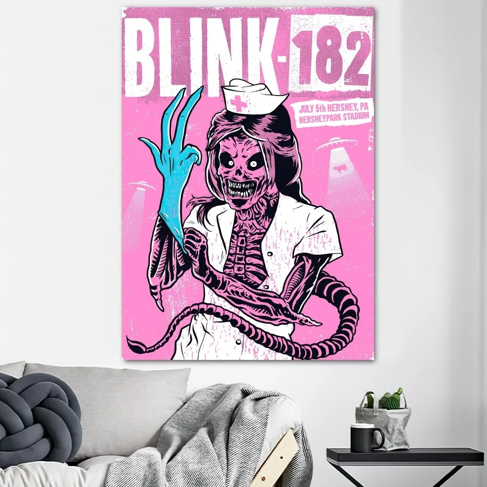 Band Blink 182 Poster Prints Wall Decals Sticker Pictures Living Room Home Decoration