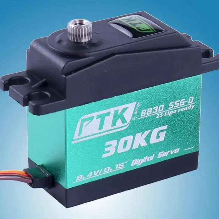 

PTK 8830 SSG-D rc car servo steering low profile rc 1/10 digital servos 180 degree metal gear HV High torque servo