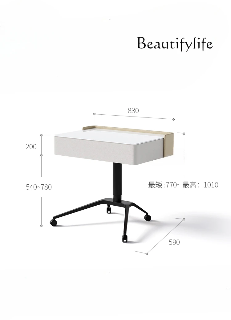 

Removable dresser small retro simple desk integrated bedroom flip lift makeup table