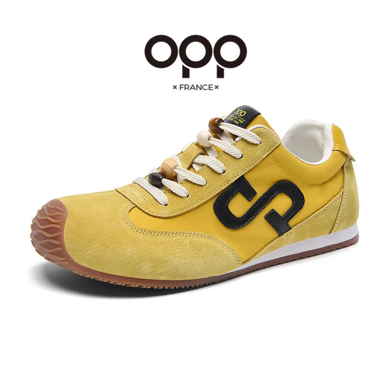 OPP Luxury New Shoes Men Running Blance Sneakers High-end 471 Genuine Leather Sports Sneakers Forest Shoes view 3