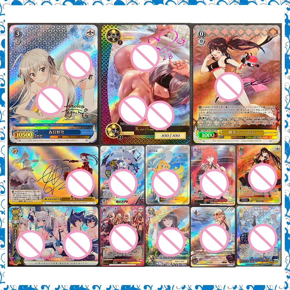 

Коллекционные карты DIY ACG Goddess Story Weiss Schwarz аниме Lillie Kasugano Sora сексуальная игра игрушка фестиваль подарок на день рождения