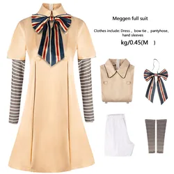 Megan cosplay costume American horror movie female lead adult and child same style dress complete set of cosplay costumes