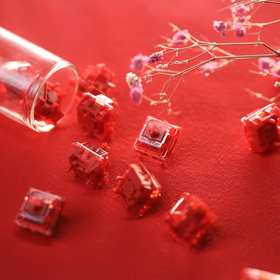 GATERON Magnetic Jade Ruby switch, Limited Edition, Freely setting pre-travel, Hall Sensor Effect for Magnetic Keyboard Gaming