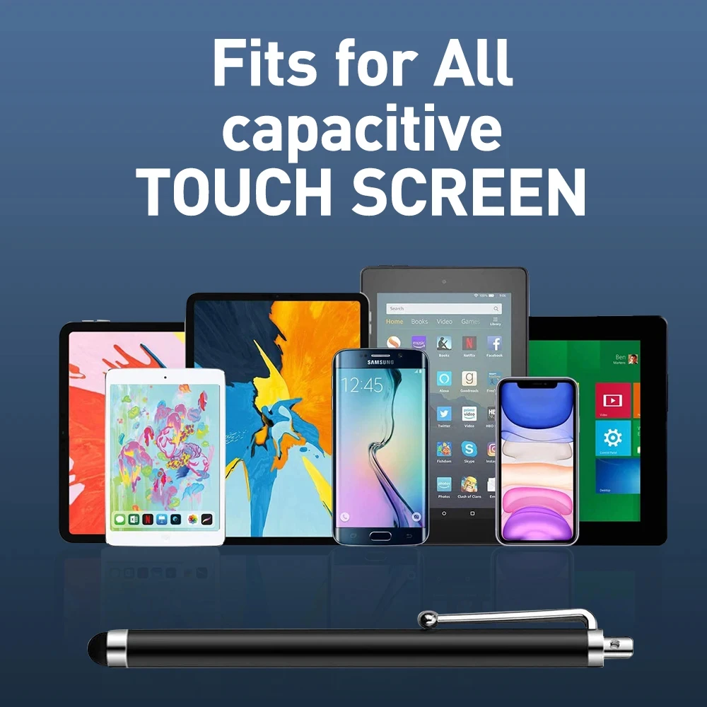 10Pcs/Lot Universal Stylus Pen Drawing Pencil Capacitive Screen Touch Pens Mulit Color for Apple iPad Android Tablet - view 4