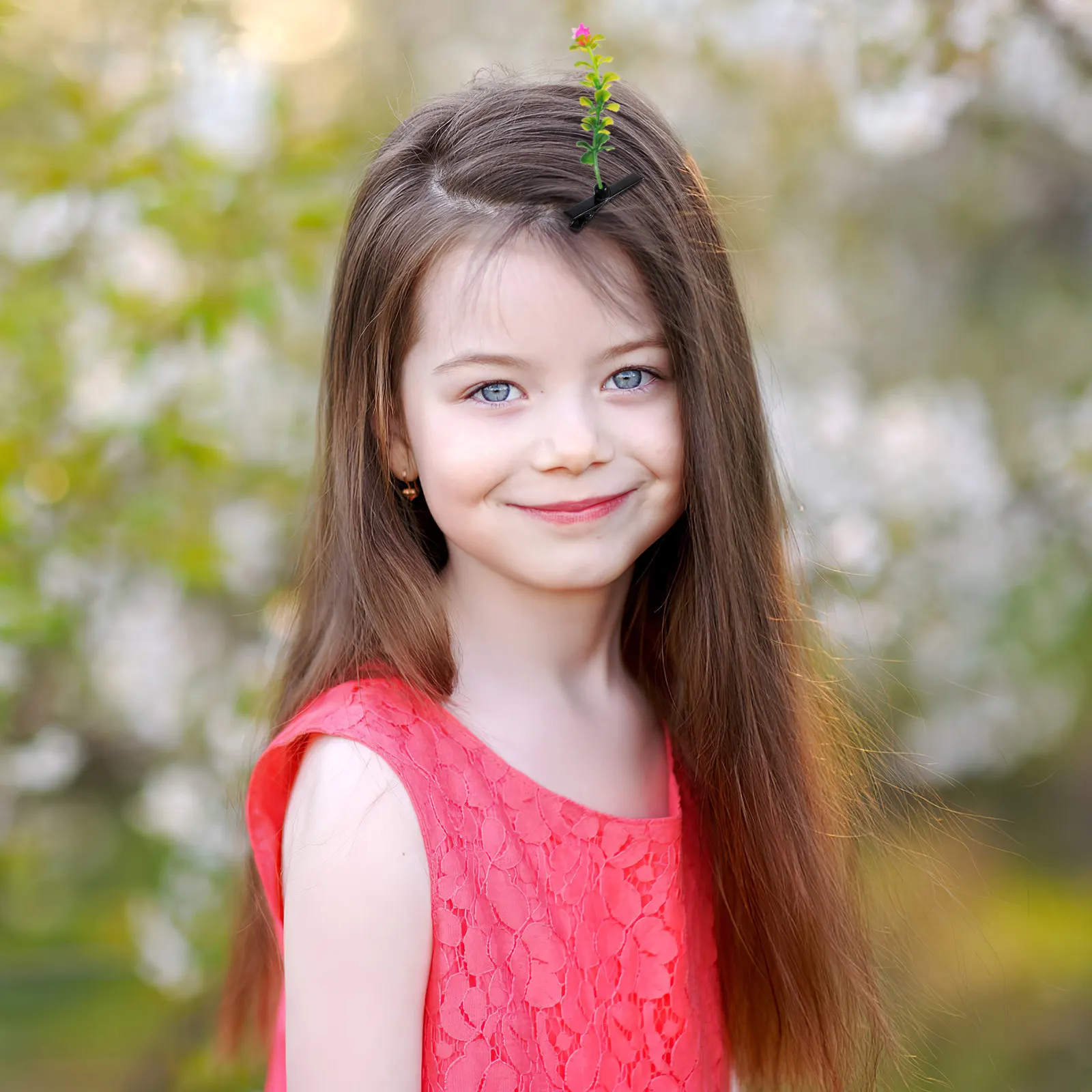 

20 шт. заколок для волос в виде растений, аксессуары для причесок, для хвостиков, пучков, кос, для фестивалей и вечеринок, оптом, случайный микс стилей