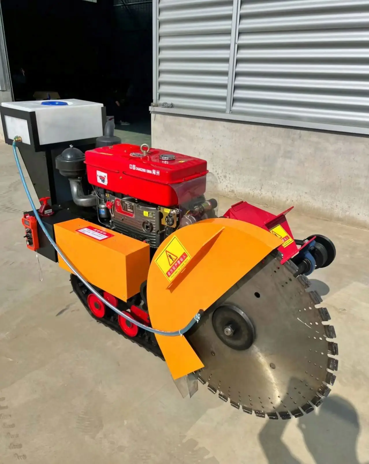 Automatic Concrete Surface  Road Grooving Machines Cutter  Diesel Engine 800 Mm Blades Track Cutting Machine