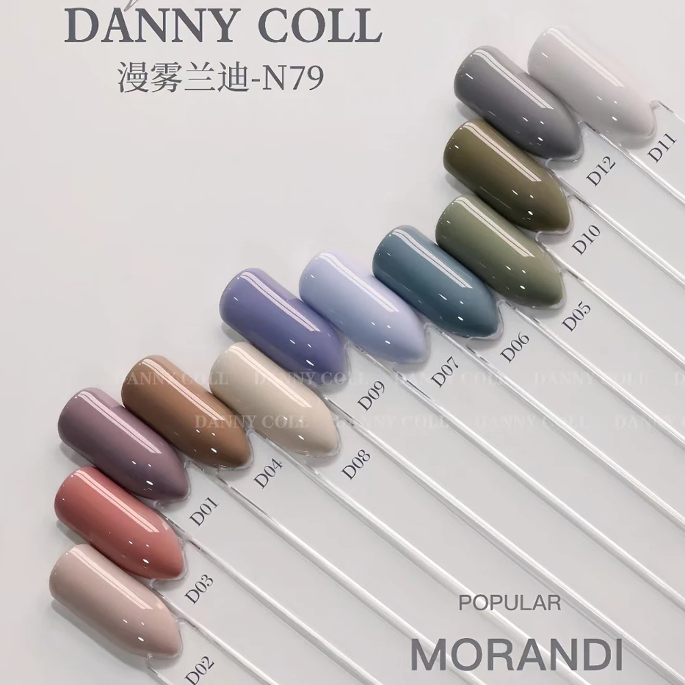 Juego de esmaltes de Gel de colores Morandi de alta gama, 15ml, barnizes de Gel LED UV para salón de uñas, juego completo de Gel para uñas, Kit de aprendizaje