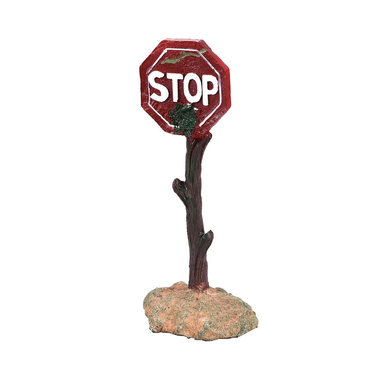 

Cartoon Resin Small Display Red Card Warning Sign Aquarium Landscape Decoration Fish Tank Ornament Creative Artificial Aquarium