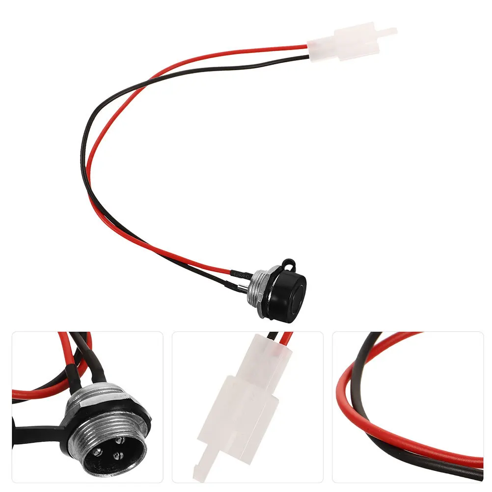 

3pcs Electric Three Wheeler Parts 49Cc Mini Bike Charging Port Socket Sturdy Installation Scooter Cable Vehicle Supply
