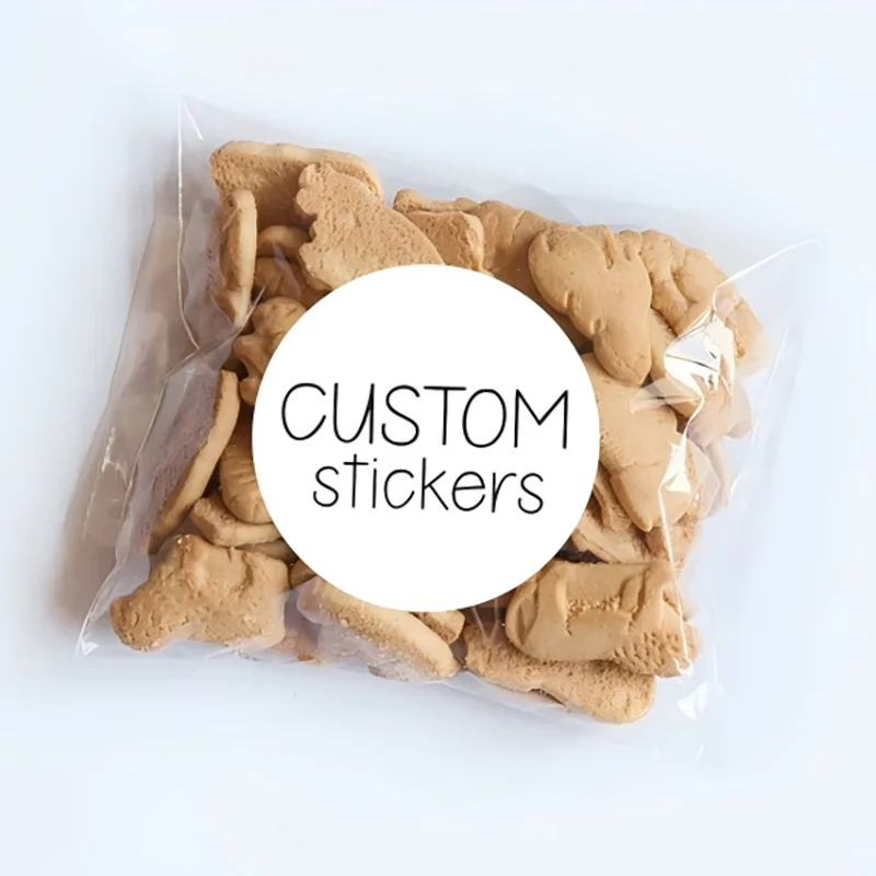 Custom Stickers Photo Label Waterproof With Text Logo Name Picture Personalized Round for Thank You Packaging Events Gifts 4cm