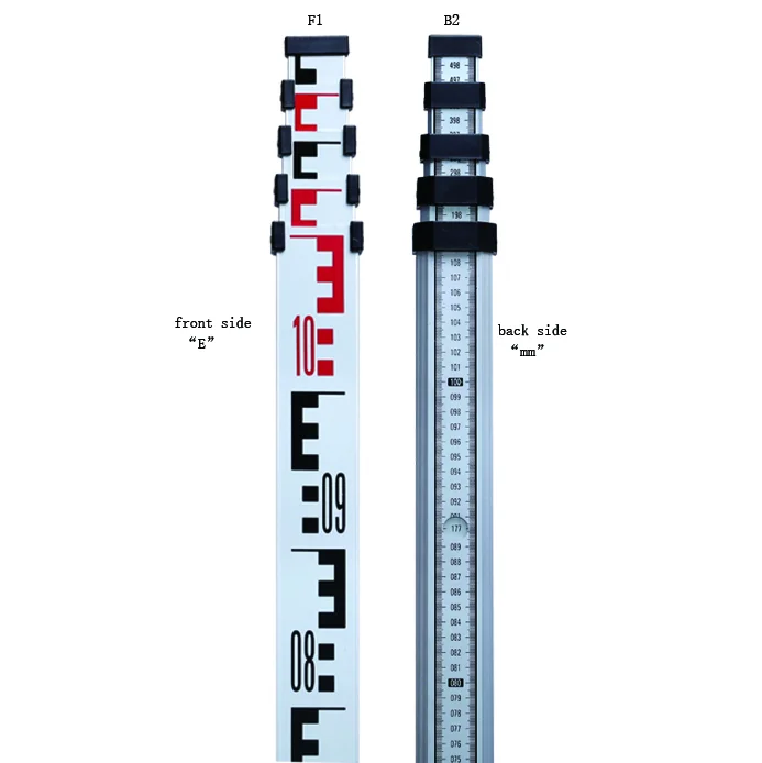 

Telescopic Aluminum Surveying Leveling Staff 3m/4m/5m/7m with Carry Bag for Surveying