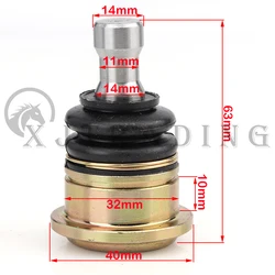 1 PCS 14mm 32X10mm Lower Swing Arm Ball Joints Fit For ATV UTV Go Kart Buggy Golf Quad Bike Parts