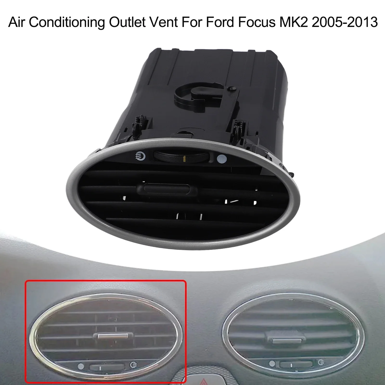 

For Ford Focus MK2 Air Conditioner Vent Replacement Set Contains 124Pcs Reliable Parts Designed for Models from 2005 to 2013