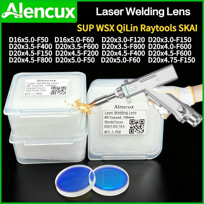 Laser Welding Focusing Lens D20 F50 F60 F150 F200 F800 Focus Lens T3.0&T3.5&T4.5&T5.0 Guarantee JGS1 For SUP WSX Qilin Welding
