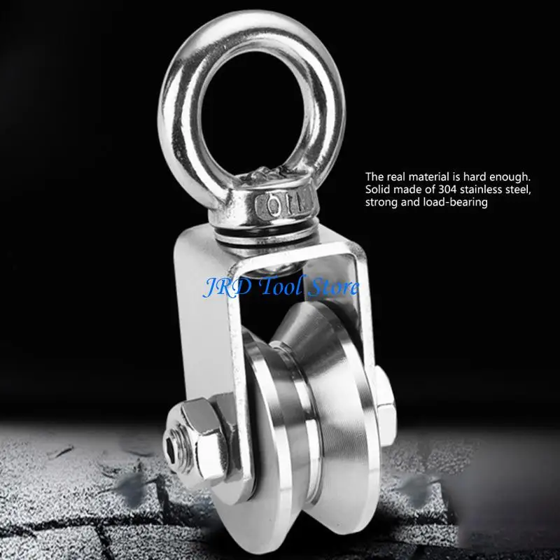 A2UD Super Supive Pulley Wheel Wheel Pulley Blocks Vòng 360DEGRE