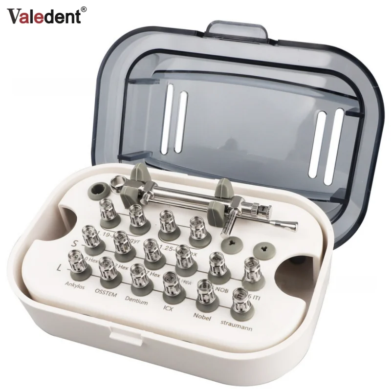 Dental Implant Rainbow Restoration Tool Prosthetic Kit Universal Torque Screwdrivers Wrench Repair Tools Dentistry Materials