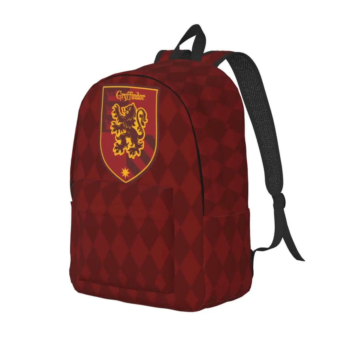 Potters Gryffindor House Backpack for Men Women Teenage Student Work Daypack Laptop Computer Canvas Bags Gift