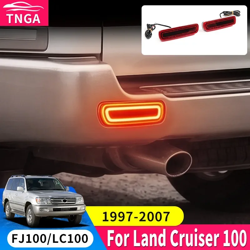 

For Toyota Land Cruiser LC100 FJ100 1997-2007 Rear Bumper Light Assembly Brake Reverse Signal Tail Lighting Auto Exterior Parts