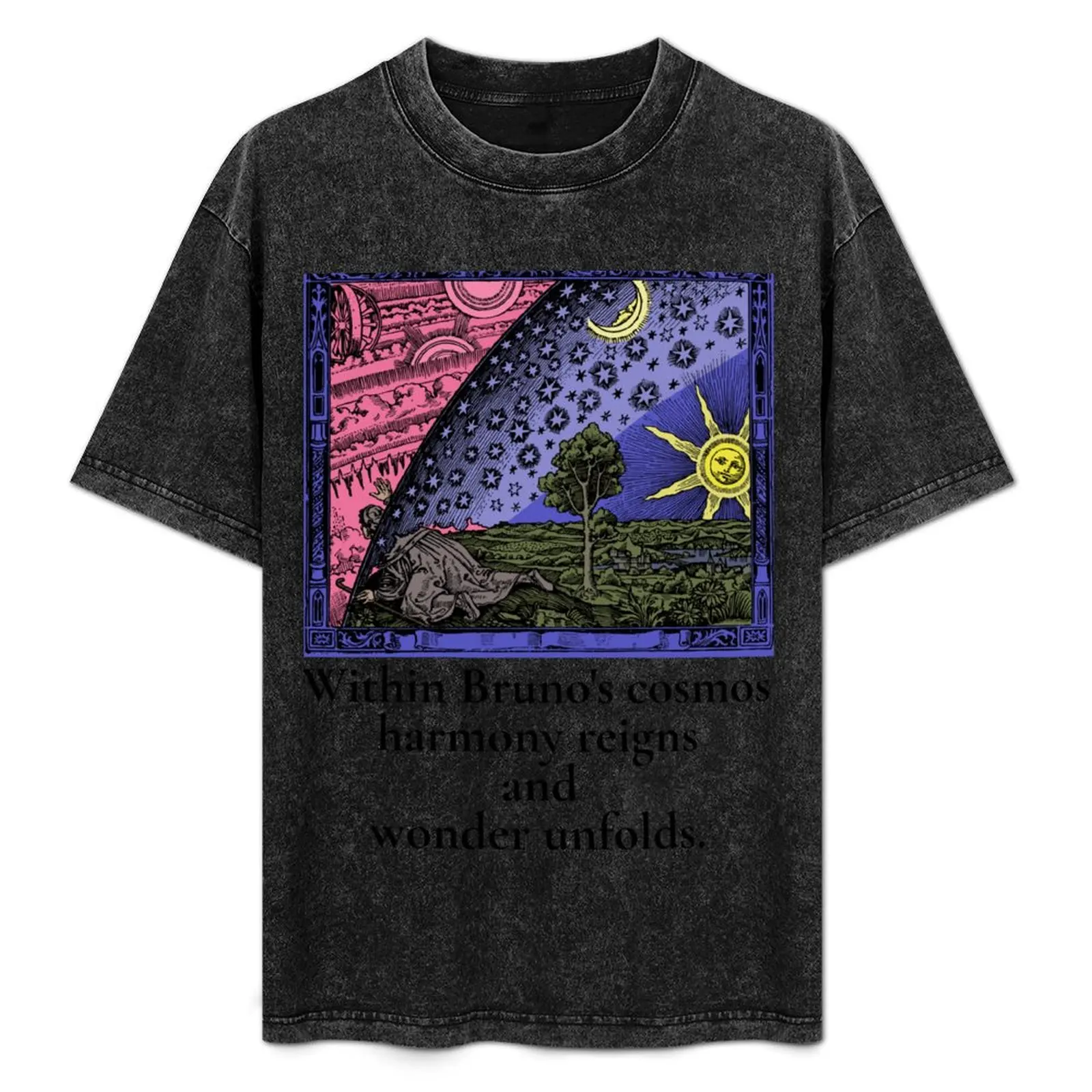 

Giordano Bruno Bruno's Universe T-Shirt Holiday Lightweight T-Shirt