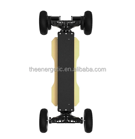 

All-Terrain Electric Skateboard with LED Lights & Shock Absorption Aluminum Alloy Digital Smart Type App Control