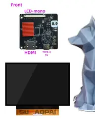 PJ089Y2V5 8.9 Inch 4k Mono LCD Screen With 3840*2400 Resolution and HDMI Driver board