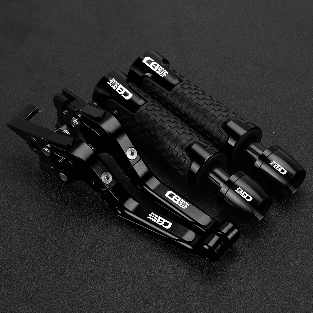 CB 900F Motorcycle Accessories Brake Clutch Levers Handlebar Grips Ends For HONDA CB900F CB900 CB 900 F 2001 2002 2003 2004 2005