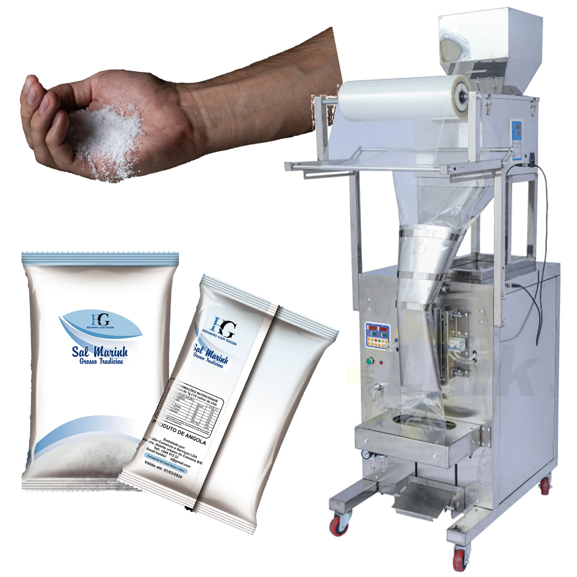 

Automatic Vertical Packaging Machine Sea Salt Powder Packaging Machine Snack Granular Sugar Packaging Machine