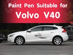 Paint Pen Suitable for Volvo V40 Paint Fixer Crystal White Tire Shell Blue Lava Red Original Car Paint Scratch Fabulous Repair