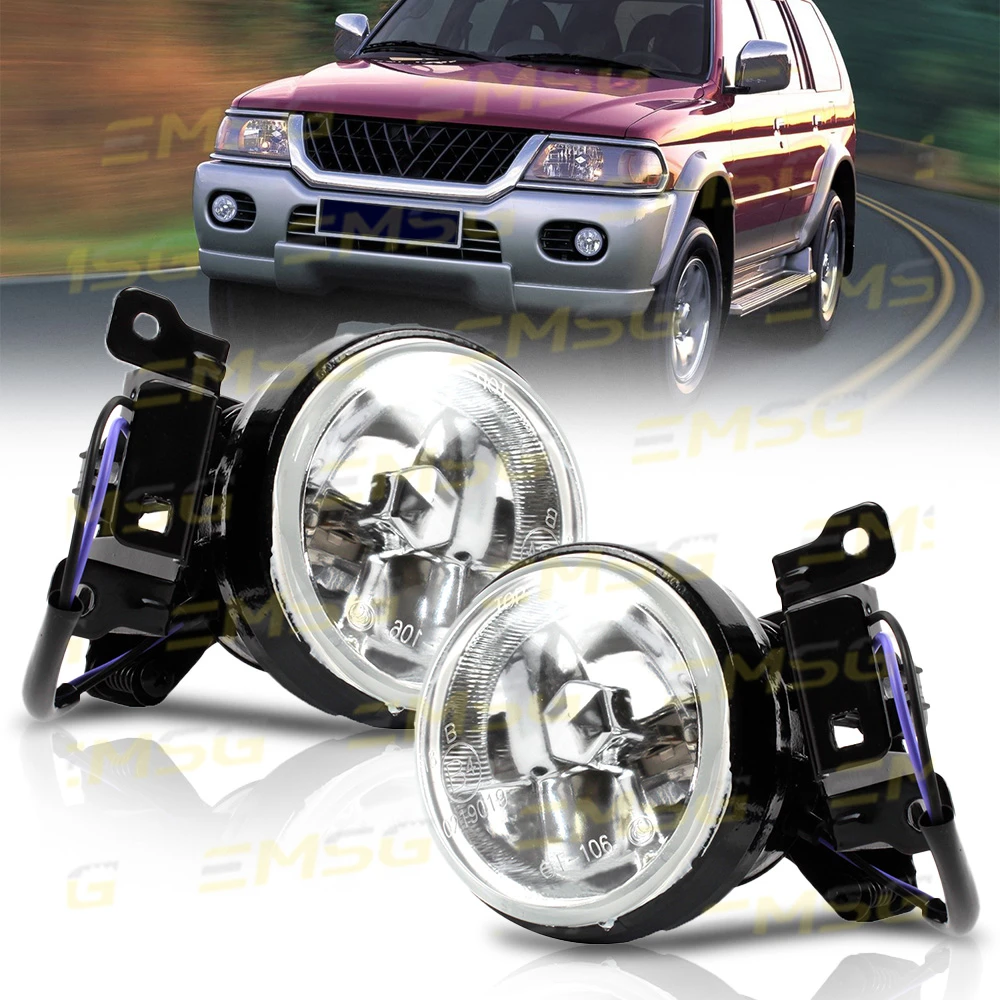 Fog Light For Mitsubishi Pajero Montero Sport 2000 2001 2002 2003 2004 Car Accessories Front Bumper Signal Lamp DRL MR496369