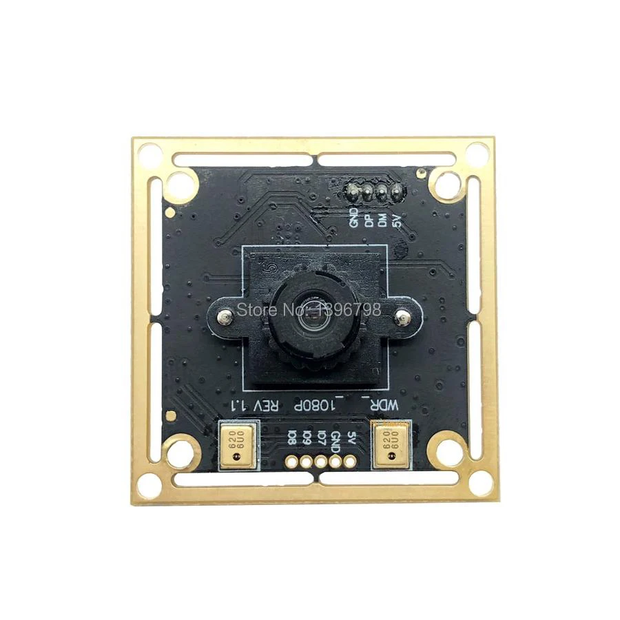 2 MP 100 °   Geringe Verzerrung Weitwinkel OTG UVC 1080P Webcam 30FPS USB-Kameramodul Hintergrundbeleuchtung Aufnahme breite dynamische Unterstützung Audio