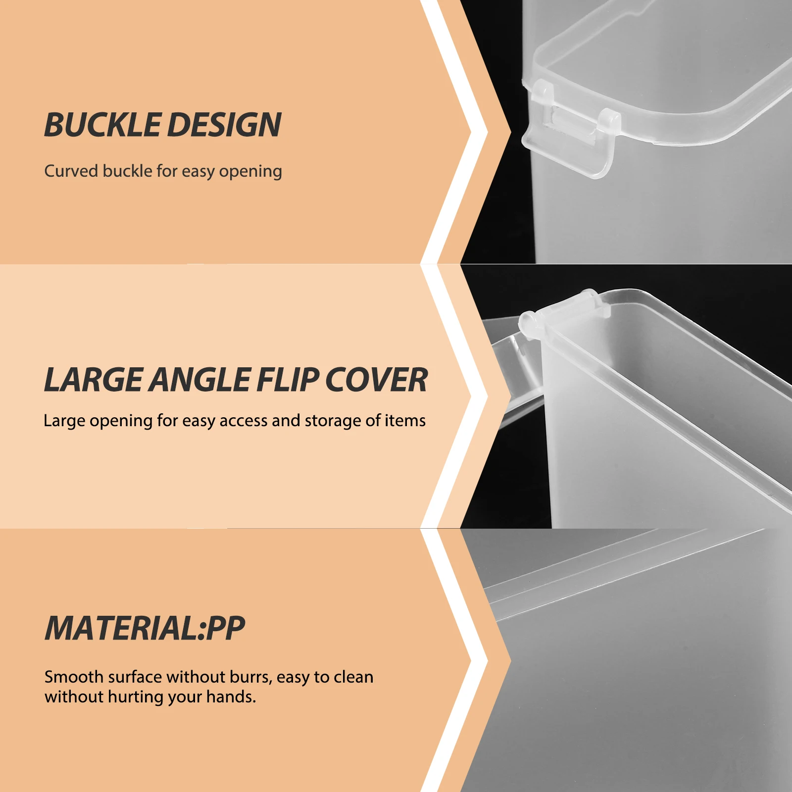 

1pc Sliced Fridge Transparent Butter Snack Box Tea Bag Holder Kitchen Supplies Fridge Container Cheese Keeper Cheese