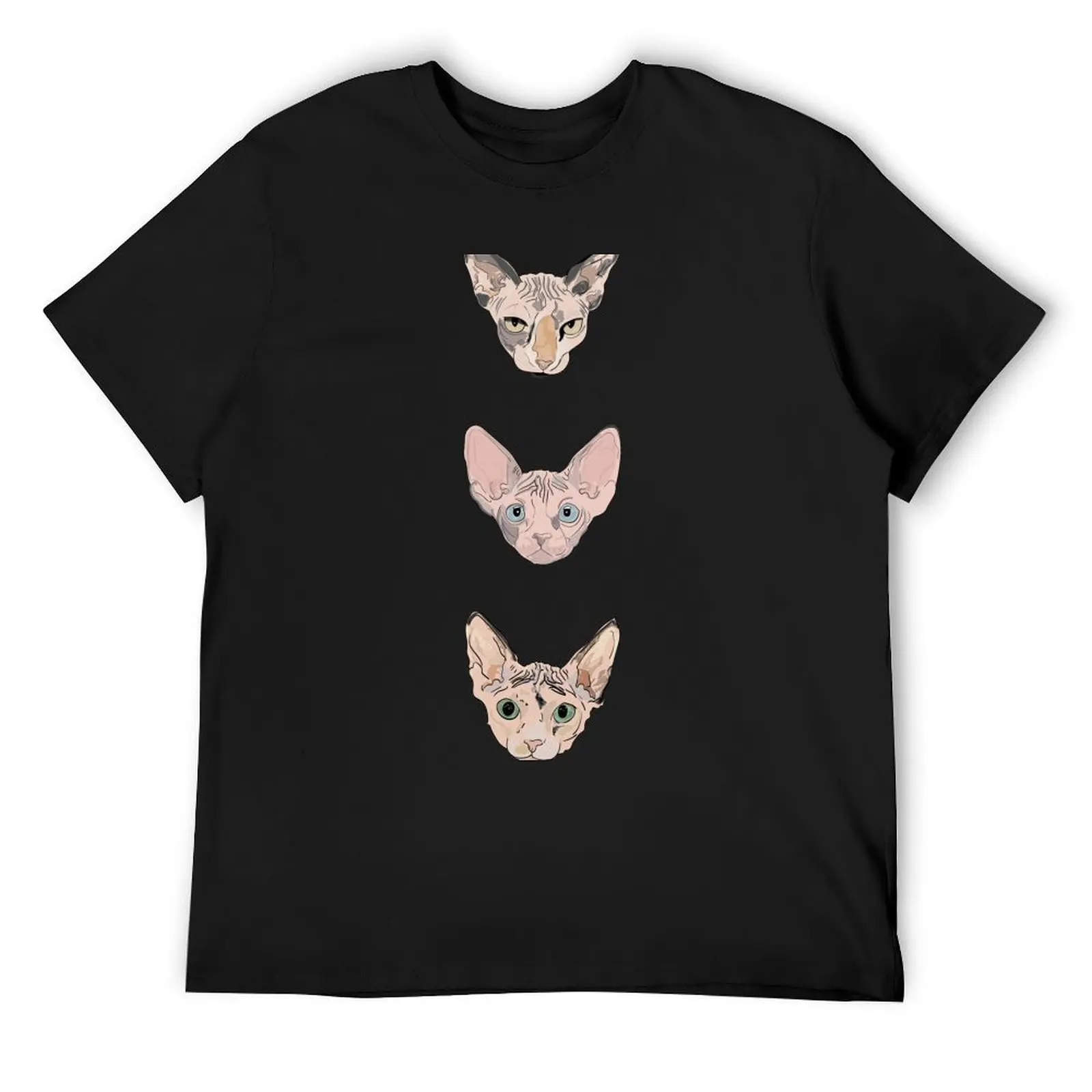 

the sphynxes T-Shirt T-shirts oversize street wear man t shirt sublime t shirt for men