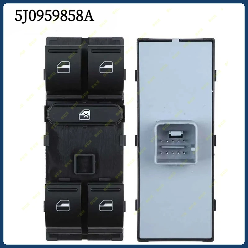 5J0959858A Master Power Window Switch Cuntrol Button Car For VW Sagitar 2006-2011 Golf Jetta Passat Skoda Fabia Roomster Superb